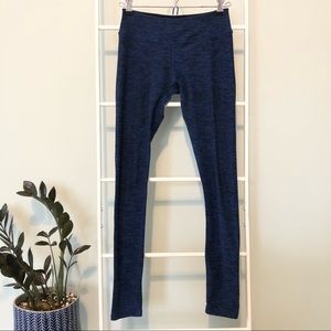 Beyond Yoga Dark Royal Blue Space Dye Active Leggings